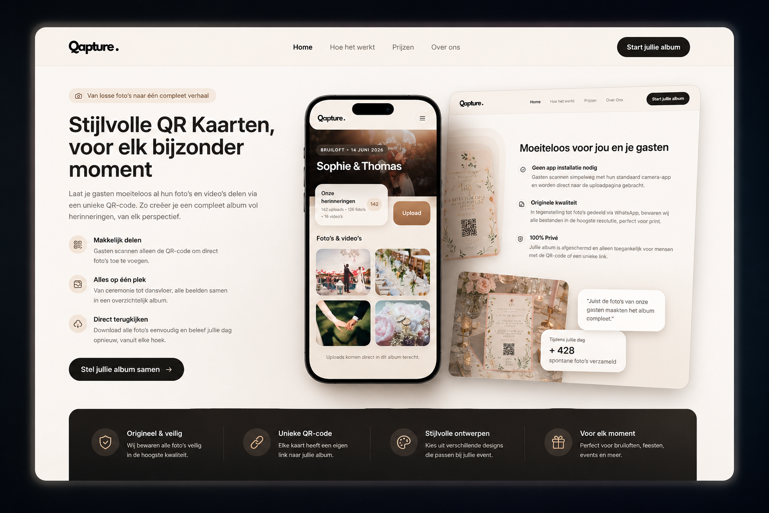 Qapture website